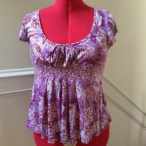 Anthropologie empire waist top